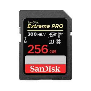 SanDisk Extreme PRO 256 GB SDXC UHS-II Class 10 memóriakártya kép
