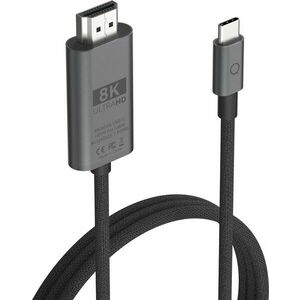 LINQ 8K/60Hz USB-C to HDMI Pro Cable 2m - Space Grey kép