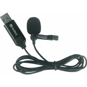 Sandberg Streaming USB mikrofon csíptetővel kép