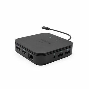 i-tec Thunderbolt 3 Travel Dock Dual 4K Display with Power Delivery 60W + i-tec Univ. Charger 77W kép