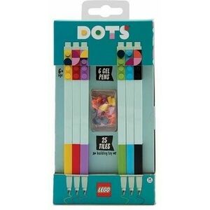 LEGO DOTS zselés tollak, vegyes színek - 6 darab kép