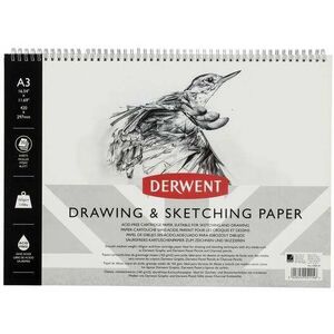 DERWENT Drawing & Sketching Paper A3 / 30 lap / 165g/m2 kép
