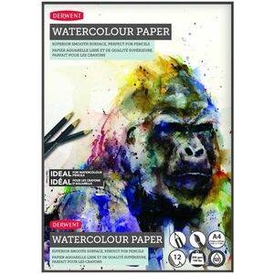 DERWENT Watercolour Paper A4 / 12 lap / 300g/m2 kép