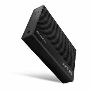 AXAGON EE35-GTR, RIBBED box 3.5" HDD, USB-C 5 Gbps kép