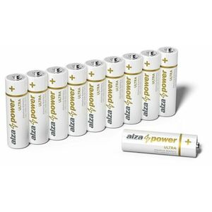 AlzaPower Ultra Alkaline LR6 (AA) 10db ökocsomagban kép