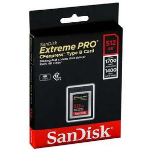 SanDisk SDCFE-512G-GN4NN memóriakártya 512 GB CFexpress kép