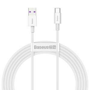 Baseus Superior USB-USB-C kábel 66W 2m (CATYS-A02) - fehér kép