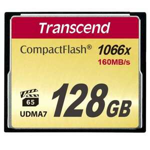 Transcend 1000x CompactFlash 128GB MLC memóriakártya kép