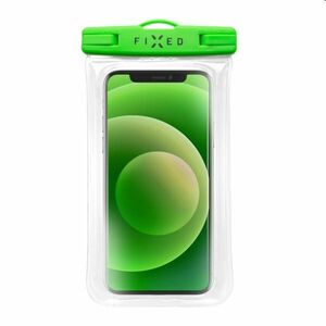 FIXED Vízálló lebegő telefontok kiváló minőségű zárrendszerrel és IPX8 tanúsítvánnyal, zöld kép