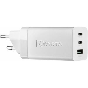 Varta USB/USB-C gyorstöltő, 65W, fehér PD Power Delivery és Quick Charge - A készlet erejéig! kép