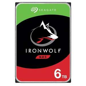 Seagate Ironwolf NAS 3.5" 6TB SATAIII 7200RPM 256MB belső merevlemez kép