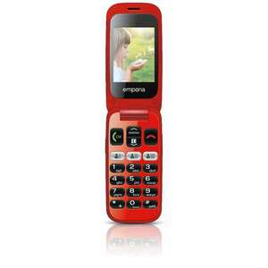 Emporia ONE 6, 1 cm (2.4") 80 g Fekete-Piros Telefon időseknek kép