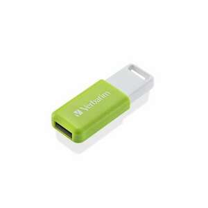 VERBATIM Pendrive, 32GB, USB 2.0, VERBATIM "Databar", zöld kép