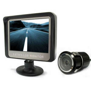 Global 3, 5" LCD tolató kamera és monitor szett Színes tolató moni... kép