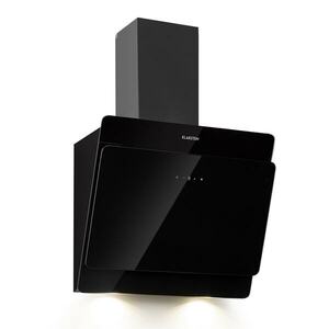 Klarstein Aurica 60, páraelszívó, 60 cm, 610 m³/ó, LED, érintőképernyős, üveg, fekete kép
