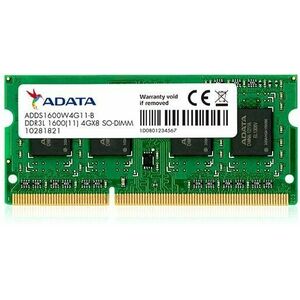 ADATA SO-DIMM 8GB DDR3L 1600MHz CL11 kép