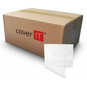 COVER IT box: 1 CD 10 mm jewel box + tray, átlátszó - doboz, 200 db kép