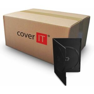 COVER IT doboz: 2 db 7 mm-es vékony fekete doboz - 100db-os doboz kép