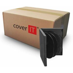 Cover IT box: 8 DVD 27mm black - karton 50db kép