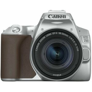 Canon EOS 250D, ezüst + EF-S 18-55 mm f/4-5.6 IS STM kép