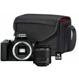 Canon EOS 250D, fekete + EF-S 18-55 mm f/3, 5-5, 6 DC III Value Up Kit kép