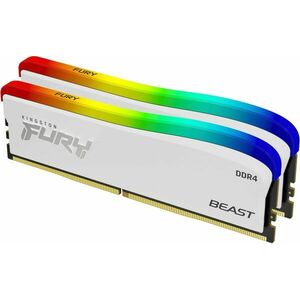 Kingston FURY 32GB KIT DDR4 3200MHz CL16 Beast RGB White Special Edition kép