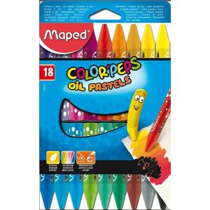 Maped Color Peps Oil Pastels, 18 színben kép