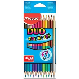 Színes ceruzák Maped Color Peps Duo, 24 színben kép
