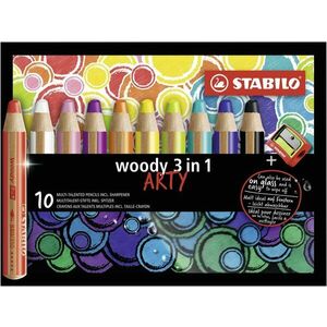 Stabilo Woody Arty 3 in 1 10 szín kép
