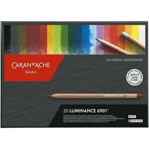 CARAN D'ACHE Luminance 6901 20 barev kép
