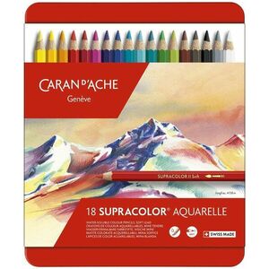 CARAN D'ACHE Supracolor Aquarelle 18 barev kép