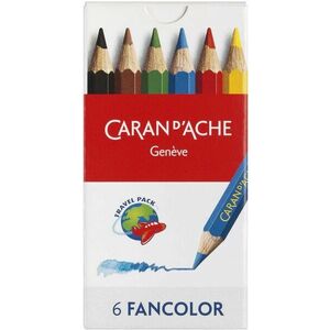 CARAN D'ACHE Fancolor Mini 6 barev kép