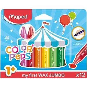 Maped Wax JUMBO 12 szín kép