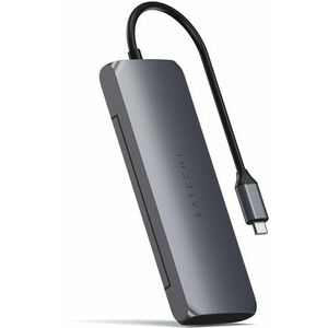 Satechi Aluminium USB-C Hybrid Multiport Adapter (SSD Enclosure, HDMI 4K, 2 x USB-A 3.1 Gen 2 up to 10 Gbps) kép