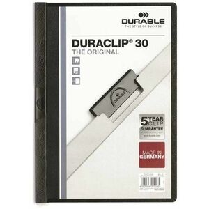 Durable Duraclip A4, 30 lap, fekete kép