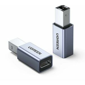 UGREEN USB2.0 USB-C/F to USB2.0 B/M Adapter Aluminum Case kép