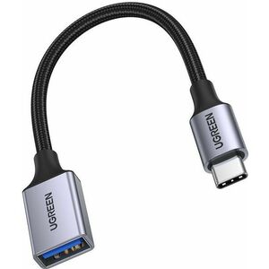 UGREEN USB-C to USB 3.0 OTG Cable Alu Case with Braid Black kép