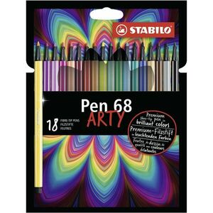 STABILO Pen 68 18 db karton tok "ARTY" kép