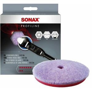 SONAX HybridWollPad Dual Action korong - 143 mm kép