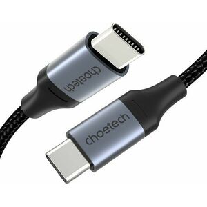 ChoeTech USB-C to USB-C braid Cable - PD, 60W, 1, 2m kép
