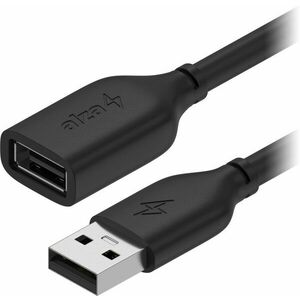 AlzaPower Core USB-A (M) to USB-A (F) 2.0, 0, 5m, fekete kép
