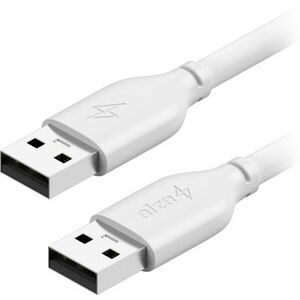 AlzaPower Core USB-A (M) to USB-A (M) 2.0, 0, 5m, fehér kép