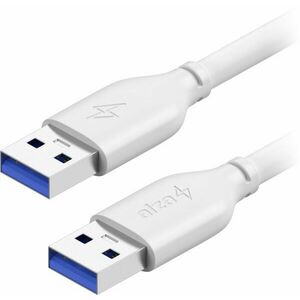 AlzaPower Core USB-A (M) to USB-A (M) 3.0, 0, 5m, fehér kép
