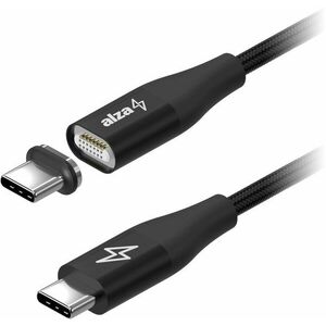 AlzaPower MagCore USB-C, 5A, 100W, 0, 5m, fekete kép