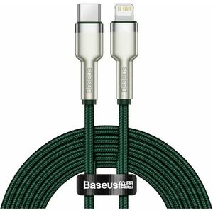 Baseus Cafule Series USB-C to Lightning PD 20W, 2m, zöld kép