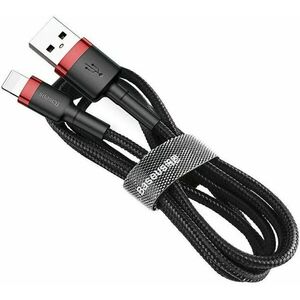 Baseus Cafule USB to Lightning 1, 5A, 2m, piros - fekete kép