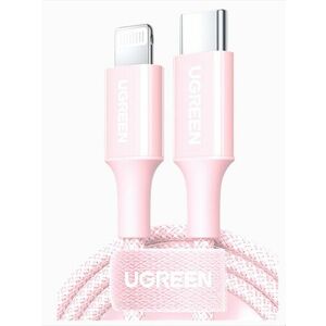 UGREEN USB-C to Lightning Cable 1m Pink kép