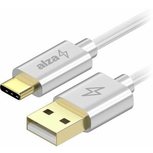 AlzaPower AluCore Charge 2.0 USB-C 2m, fehér kép