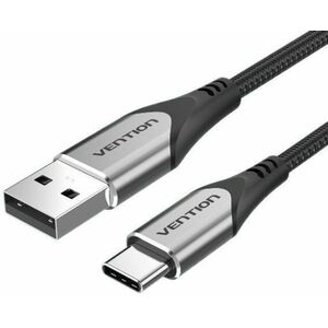 Vention Type-C (USB-C) to USB 2.0 Cable 3A Gray 0.25m Aluminum Alloy Type kép