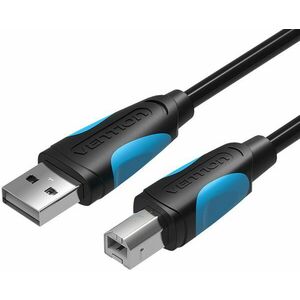 Vention USB-A to USB-B Print Cable with 2x Ferrite Core 8m Black kép